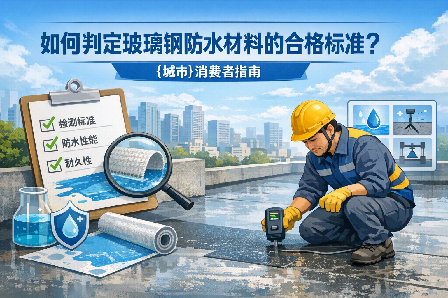 如何判定玻璃钢防水材料的合格标准？ 运城 消费者指南